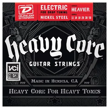 Dunlop Heavy Core Electric Guitar String Set | 11-50 Gauge