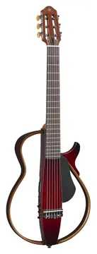 Yamaha slg200n crimson red chitarra classica elettrificata