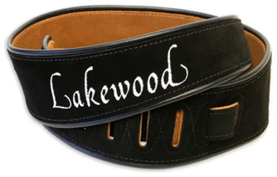 Lakewood Gitarrengurt leder schwarz