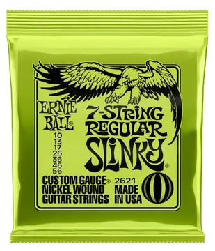 Ernie Ball 2621 7-String Regular Slinky 010-056