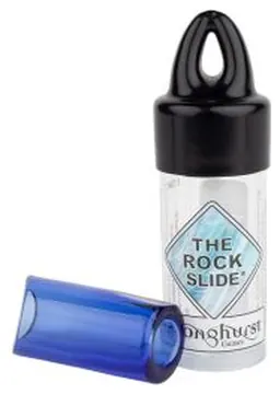 The Rock Slide moulded glass slide size M (inside 19 - length 60.0mm) - sapphire blue edition, GRS-MC/SB