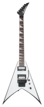 Jackson JS Series King V JS32 White / Black Bevels
