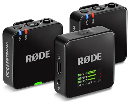 Rode Wireless Go Gen 3 Dual Black Digitales Drahtlos-Mikrofonsystem