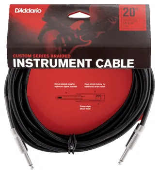 Daddario D'Addario PW-BG-20BK Tweed 6mt