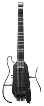 Donner HUSH-X PRO Silent Black E-Gitarre