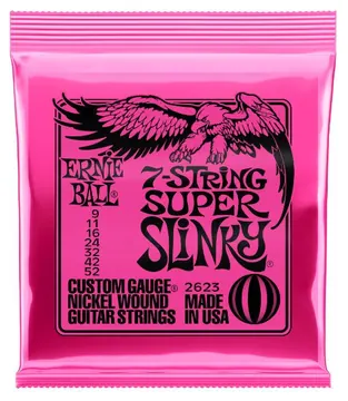Ernie Ball 2623 7-String Super Slinky 009-052