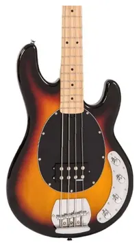 Vintage Active Bass Guitar Sunset Sunburst V96