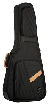 Ortega OGBDN-DLX-BK Deluxe Dreadnought Guitar Guit Gitarrentasche, schwarz
