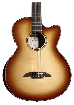 Alvarez Artist Elite AEB70CE Electro Acoustic Bass Guitar in Shadowburst with Cutaway