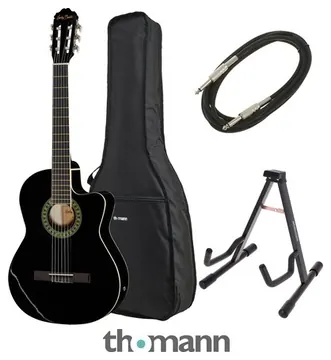 Harley Benton CG200CE-BK Bundle