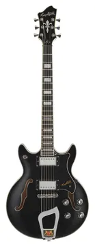 Hagstrom Alvar, Black Gloss - Tweedehands