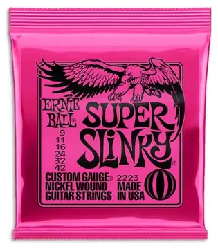 Jogo de Cordas Ernie Ball 2223 009 a 042 para Guitarra Elétrica
