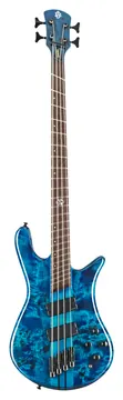 Spector Bassgitarre, NS Dimension MS 4, 4-Saiter, aktiv, Black & Blue Gloss, SXNSDM4BKBL