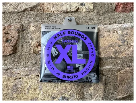 D'Addario XL EHR370 Half Round 11-49's