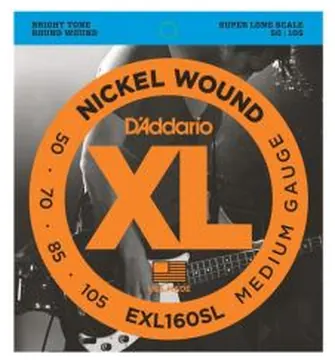 Corde basso elettrico D`AddarioEXL160SL nickel wound medium