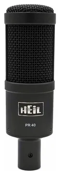 Heil Sound PR 40 Large Diameter Studio Microphone in Black