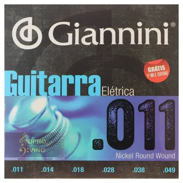 Giannini Encordoamento Guitarra .011 Giannini GEEGST11