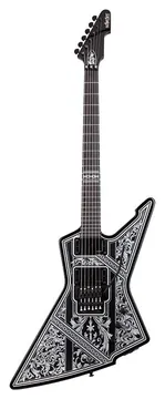 Schecter E-1 Pryzm Palladium FR Nero lucido