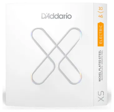 D'addario XS 10-46 Regular Light Gauge Coated Electric Guitar Strings