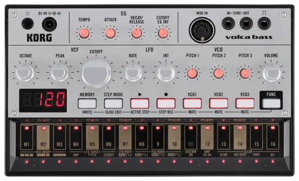 Korg Analog Bass Synth With Step Seq