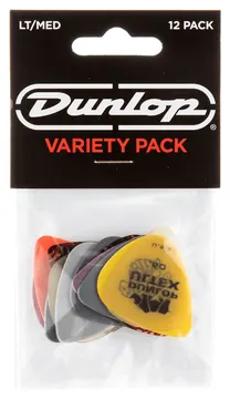 Dunlop PVP101 Plectrum Variety Light/Medium 12-Pack