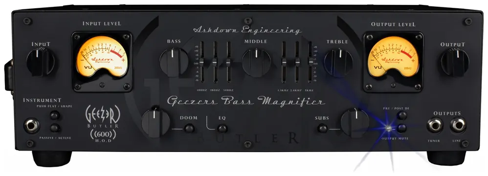 Ashdown Head Of Doom - Geezer Butler 600 Watt Bass Head
