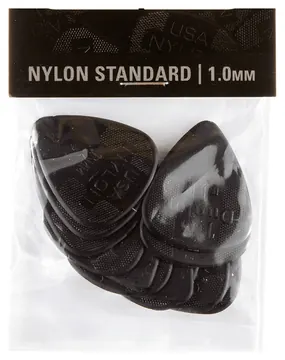Dunlop Nylon Standard 1.00 Plectrum 12-Pack