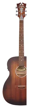 D'Angelico Premier Tammany LS Aged Mahogany Chitarra acustica elettrificata
