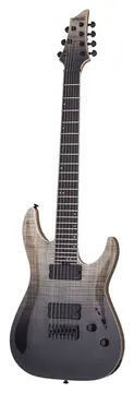 Schecter C-7 Sls Elite Zwarte verloopafwerking