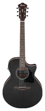 Ibanez AE140 Weathered Black Open Pore