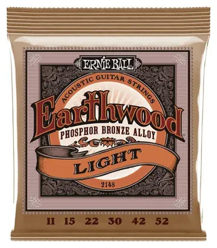 Ernie Ball Earthwood Phosphor Bronze Acoustic Strings 11-52