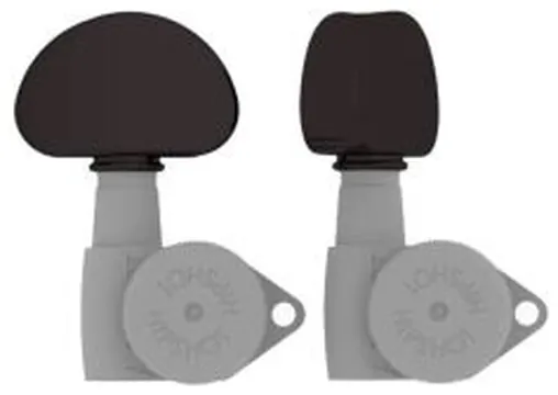 Hipshot Half Moon Guitar Tuner Button, HS6B1MOOB