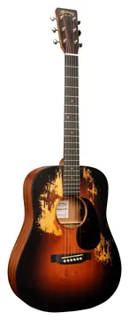 Martin Junior Series Dreadnought Jr E StreetLegend Burst