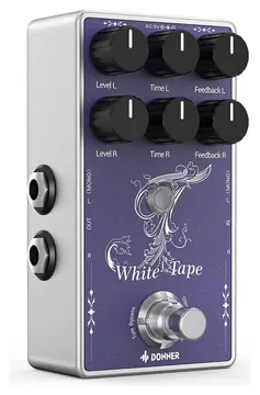 Donner Analog White Tape Delay Guitar Pedal