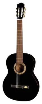 Salvador Cortez Klassieke gitaar - massief ceder - zwart