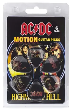 Perri'S Leathers Ltd. - Motion Guitar Picks - AC/DC Set 6 plettri 3D
