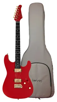 Benson Modern M1 Scarlet Red Superstrato Passiva C/ Bag