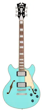 D'Angelico Premier Mini DC Surf Green