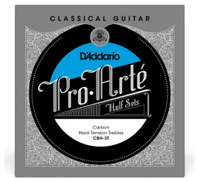 Daddario D'Addario CBH-3T cordas HARD TENSION TREBLE HALF SET