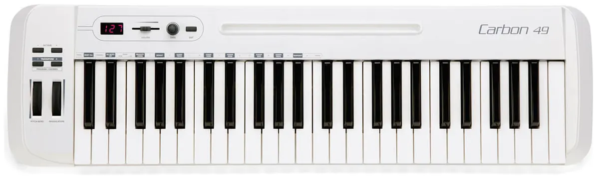 Samson Controlador MIDI Samson Carbon 49 USB 49 Teclas Semipesadas