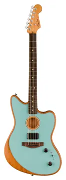 Fender Acoustasonic Player Jazzmaster Electric Guitar, Ice Blue