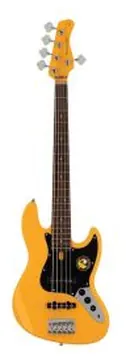 Sire Basses V3-Passive Series Marcus Miller 5-String Passive Bass Guitar, Orange, V3P 5/ORG