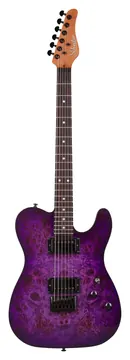 Schecter PT Standard, Purple Burst Burl