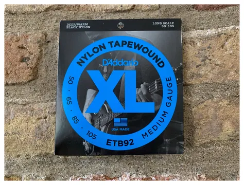 D'Addario XL ETB92 Nylon Tapewound 50-105 Long Scale