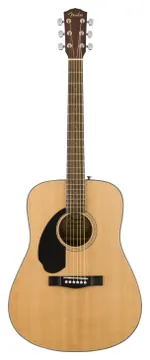 Fender CD-60S Left Hand touche Noyer Natural