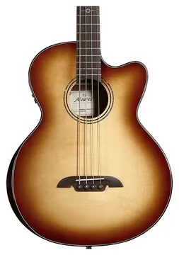 Alvarez Artist Elite AEB70CE Electro Acoustic Bass Guitar in Shadowburst with Cutaway
