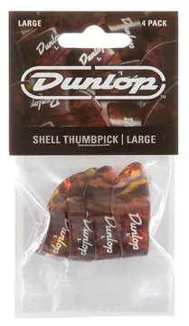 Dunlop 9023P Shell Thumbpicks, Player`s Pack, 4 pcs., she