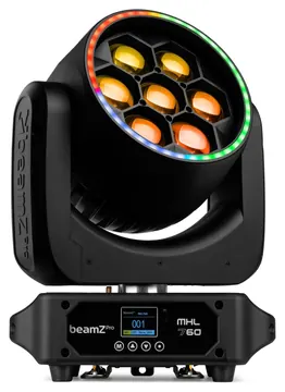 Beamzpro - MHL760 Mov Head Zoom 7x60W BeeEye