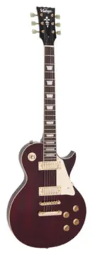 Vintage V100 Electric Guitar Wine Red