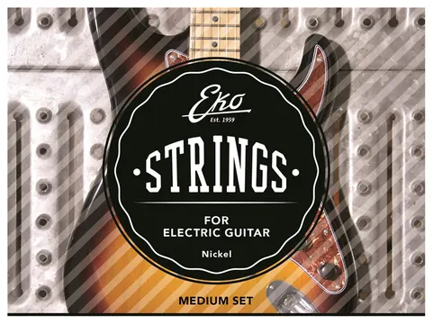 Eko 16100413 Corde Nickel per Chitarra elettrica tensione .010-.046w Medium Set